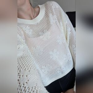 NWOT Say What Open Knit Sweater